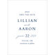 Classic Save the Date Cards Image 9 of 9